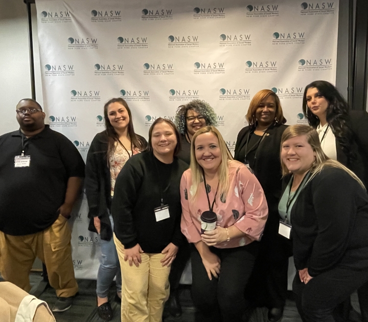 Buffalo State social work students attend Capitol Action Day in Albany