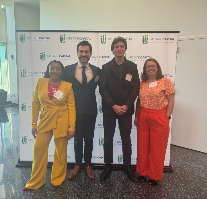 Jada Ivey, Jonah Christakis, Jamison Pomroy, and Olivia Harbol at competition