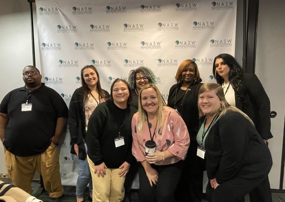 Buffalo State social work students attend Capitol Action Day in Albany