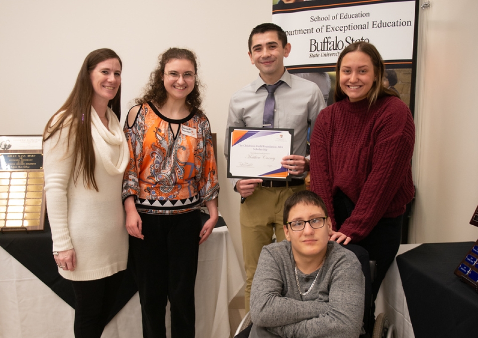 Carol Shaw with ABA scholarship recipients